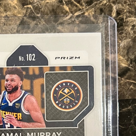 JAMAL MURRAY PINK PRIZM CARD CRACKED ICE 2021-22 NBA NUGGETS - Picture 3 of 3